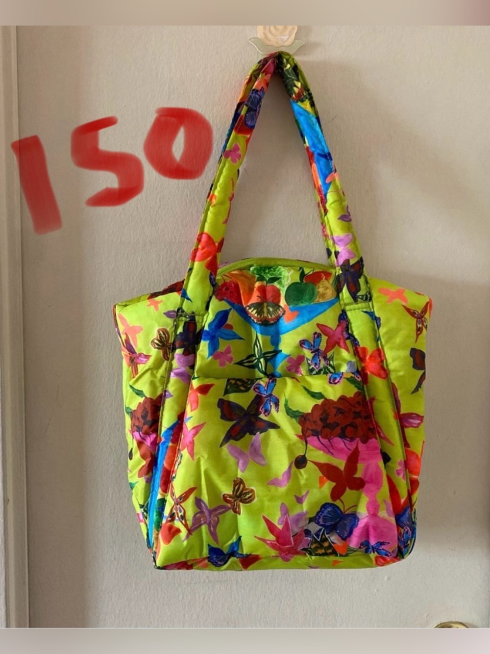 ISO Baggu x Jessica Williams Butterfly Kaleidoscope Shoulder Bag